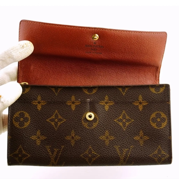 Louis Vuitton Long Sarah Wallet/ Gorgeous/ NO callouts/ w/ Dustbag - Picture 5 of 9